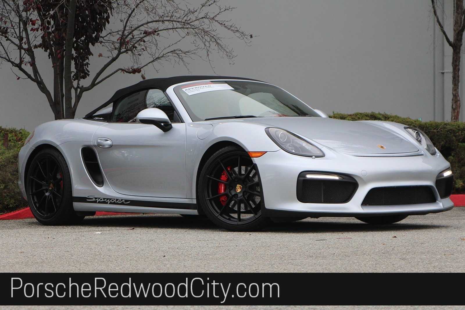 Pre Owned 2016 Porsche Boxster Spyder Convertible In Redwood